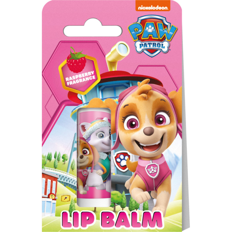 Paw Patrol Lūpų balzamas „Chase“, 4,4 g, aviečių skonio