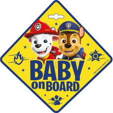 BABY ON BOARD PAW PATROL BOYS