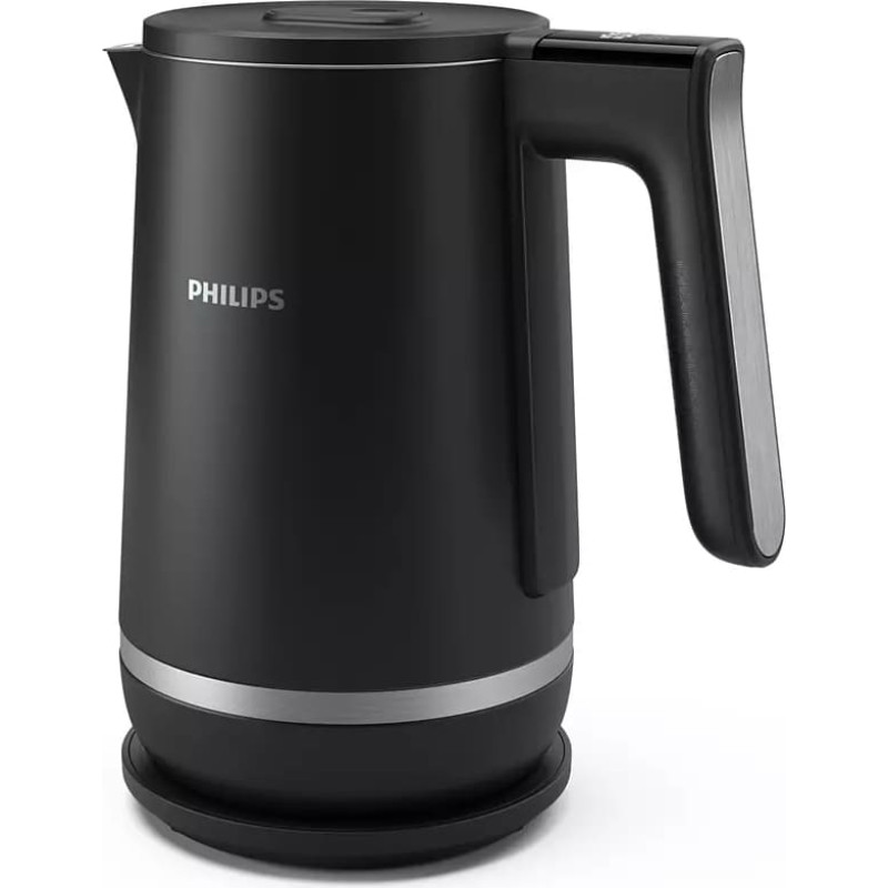 Philips Double Walled Kettle 7000. sērijas tējkanna, 1.7L, melna - HD9396/90