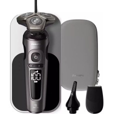 Philips excl. Shaver Prestige series 9000 Elektriskais skuveklis mitrai un sausai skūšanai, melns - SP9872/15