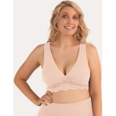 Carriwell Organic Crossover Nursing Bra Honey L