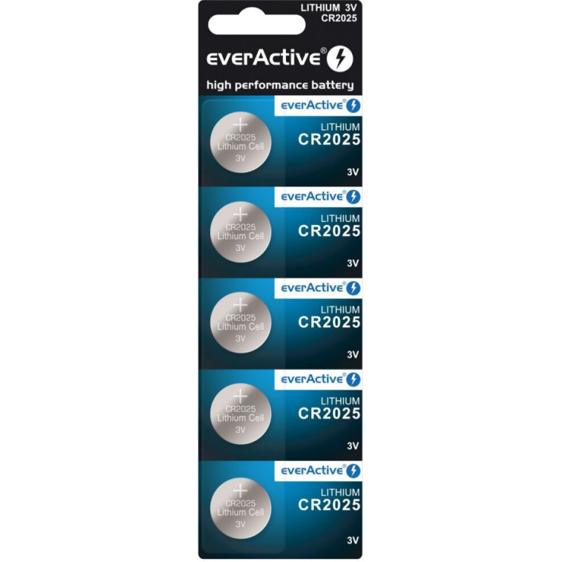 Bateria everActive litowa CR2025 blister 5szt.