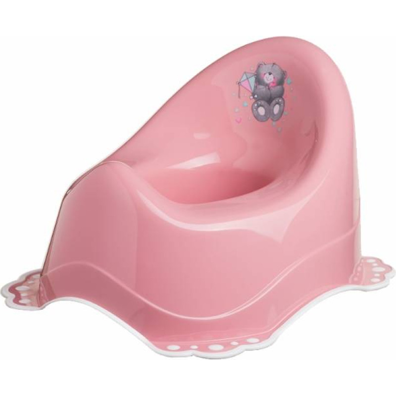 Maltex Potty with rubber & music - MISIU - PINK