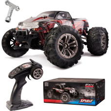 RC auto Q901 bezass 1:16 2.4G 4CH 52km/h sarkans