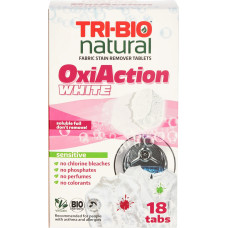 Tri-Bio TABLETES VEĻAS MAZGĀŠANAI OXY-ACTIOON WHITE, 18 TAB - 0139