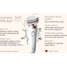 Braun Silk 9 epilators, komplektā uzgaļi - SES9-030