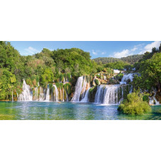 CASTORLAND Puzzle 4000el. Krka ūdenskritumi, Horvātija - Krka ūdenskritumi