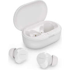 Philips in-ear true bezvadu austiņas ar portatīvo uzlādes ietvaru, baltas - TAT1209WT/00