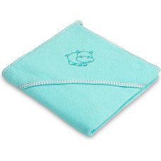 Sensillo Hippo soft bath towel – turquoise