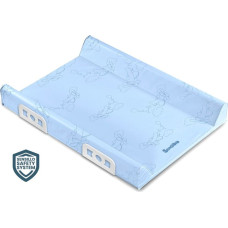 Sensillo Stiffened Changing Pad with Safety System 70 CM – TRAVEL AEROPLANES - BLUE