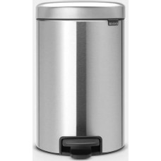 BRABANTIA Pedaaliga prügikast NewIcon, 12L, Matt Steel Fringerprint Proof