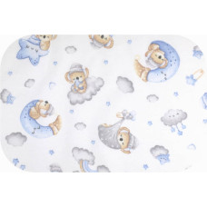 Ega Kids Diaper - 28432 - FLANNEL PRINT - EGA -KOALA on the MOON  - BLUE - size 70x80 cm