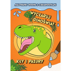 DINOŚWIAT MALOWANKI WODNE - KŁY I PAZURY