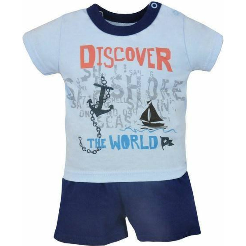 Koala Baby 3002 KOMPLET DISCOVER  LATO 68 NIEBIESKI