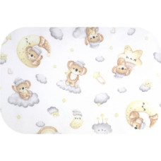 Ega Kids Diaper - 28449 - FLANNEL PRINT - EGA -KOALA on the MOON  - GREY - size 70x80 cm