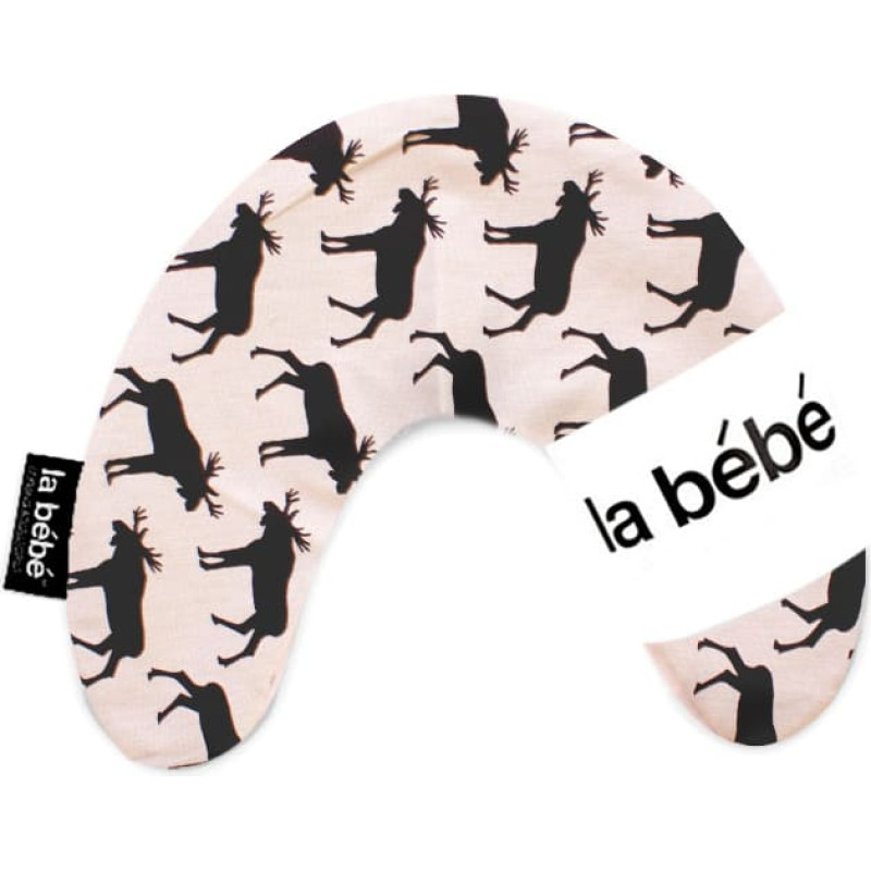 La Bebe ™ Mimi Nursing Cotton Pillow Art.3323 Elk Black/Gray Pakaviņš spilventiņš 19x46 cm