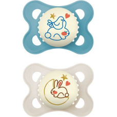 Mam Baby 0684 ORIGINAL NIGHT 2-6 PLANET LOVE pacifier BOY