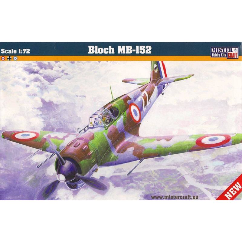 SAMOLOT MODEL Bloch MB-152 1:72