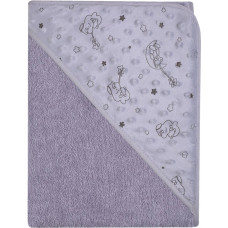 Duet Baby Bathing cover - 651 - TERRY - MINKY - size 100x100 - GREY