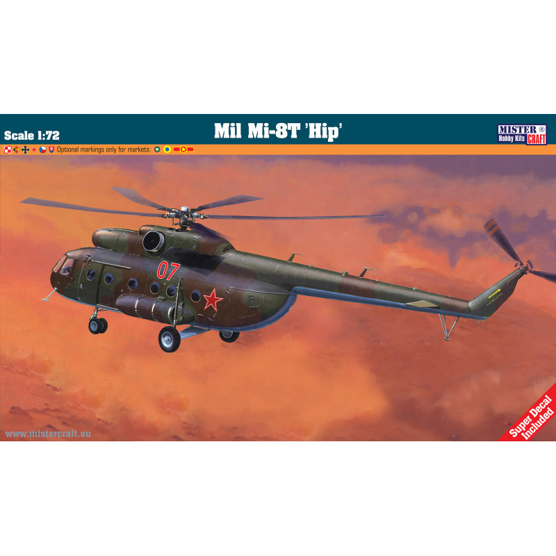 HELIKOPTER MODEL Mil Mi-8T HIP 1:72