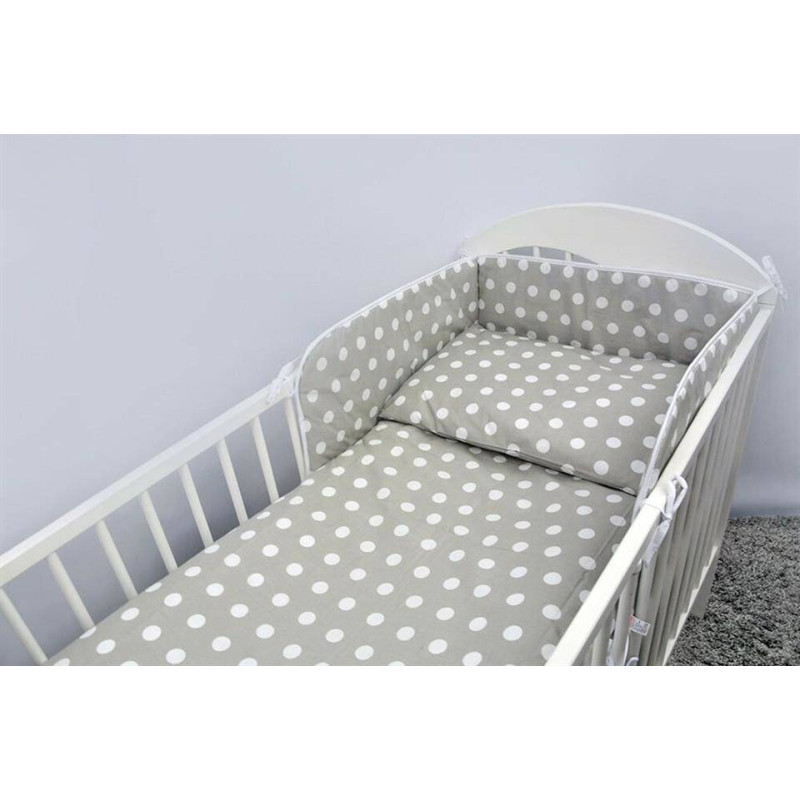 Ankras Bedding set - 3 parts - 135/100/180 - DOTS - GREY