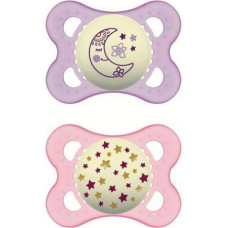 Mam Baby 1256 ORIGINAL NIGHT Pacifier 2-6 GIRL