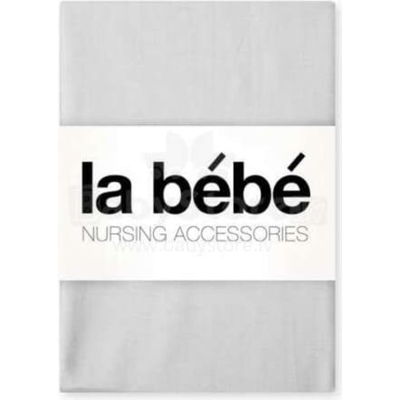 La Bebe ™ Sleep Satin 60x40 Art.42016 Light Grey Spilvendrāna Satīna 60x40cm