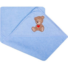 Duet Baby Bathing cover - 217 - TERRY - HAFT -TEDDY BEAR - size 100x100 -  BLUE