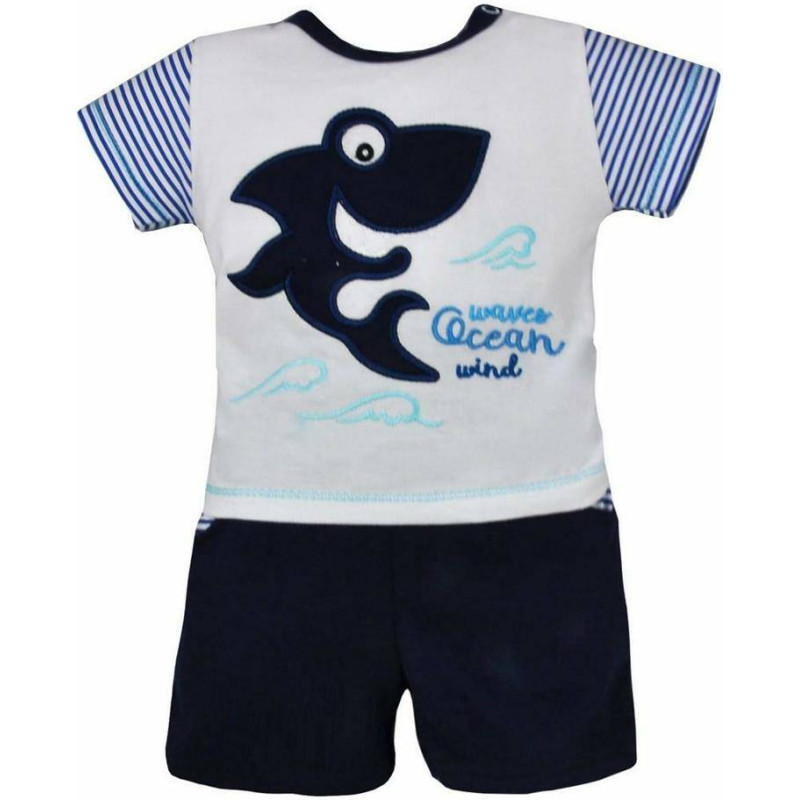 Koala Baby 3139 KOMPLET SHARK LATO 62 GRANATOWY