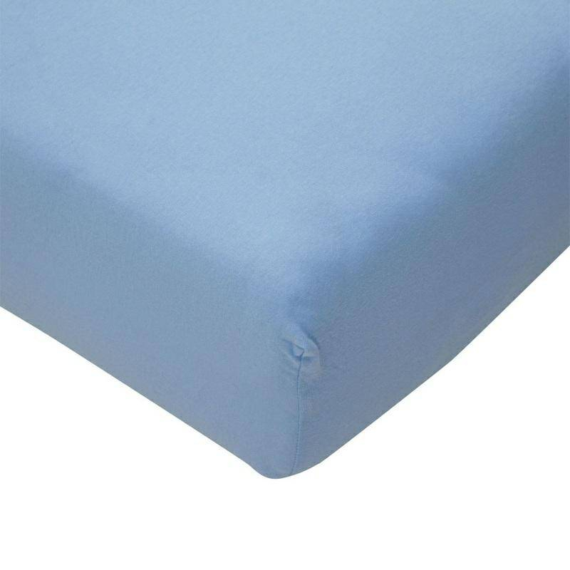 Miniania Sheet - Waterproof - JERSEY - size 120x60 cm - BLUE