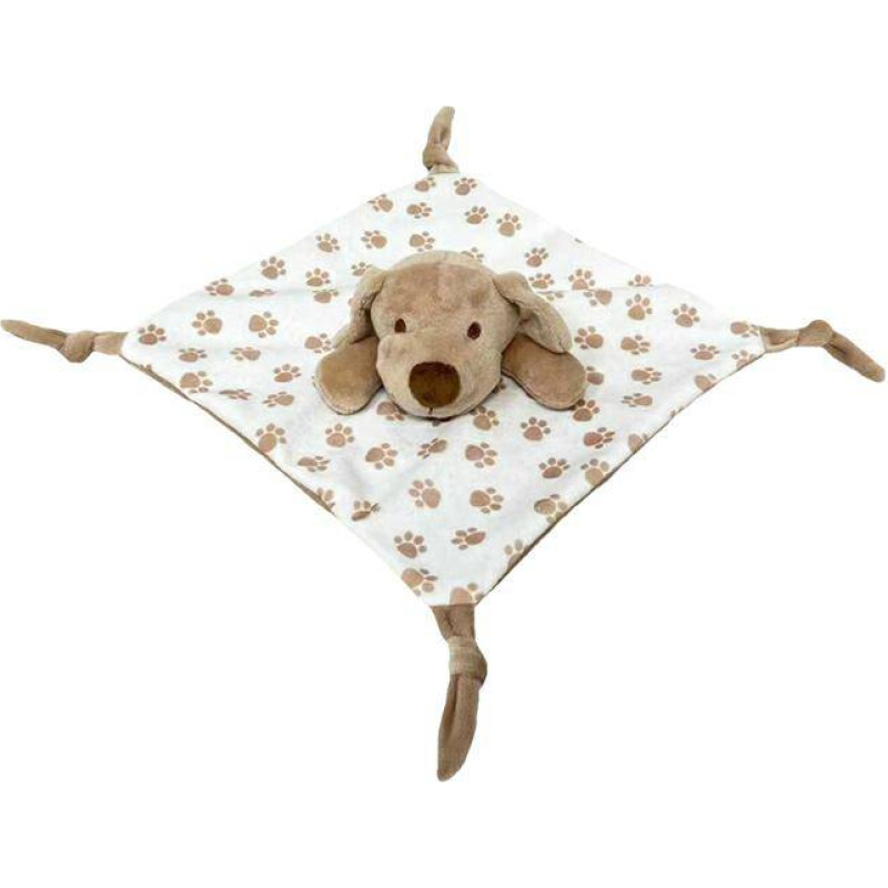 Tulilo Toy Blanket - 93881 - MILUŚ - PUPPY - BEIGE- size 25 cm