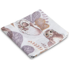 Sensillo Muslin swaddle blanket – Eagle owls