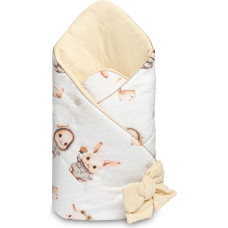 Sensillo BABY NEST CONE WRAP BEIGE BUNNY 75x75