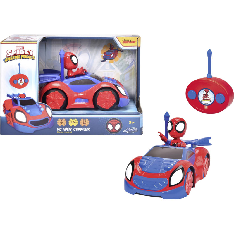 DICKIE AUTO SPIDEY WEB CRAWLER NA RADIO