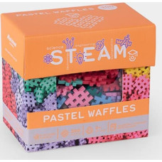 KLOCKI WAFFLE MINI PASTELOWE 300 ELEMENT