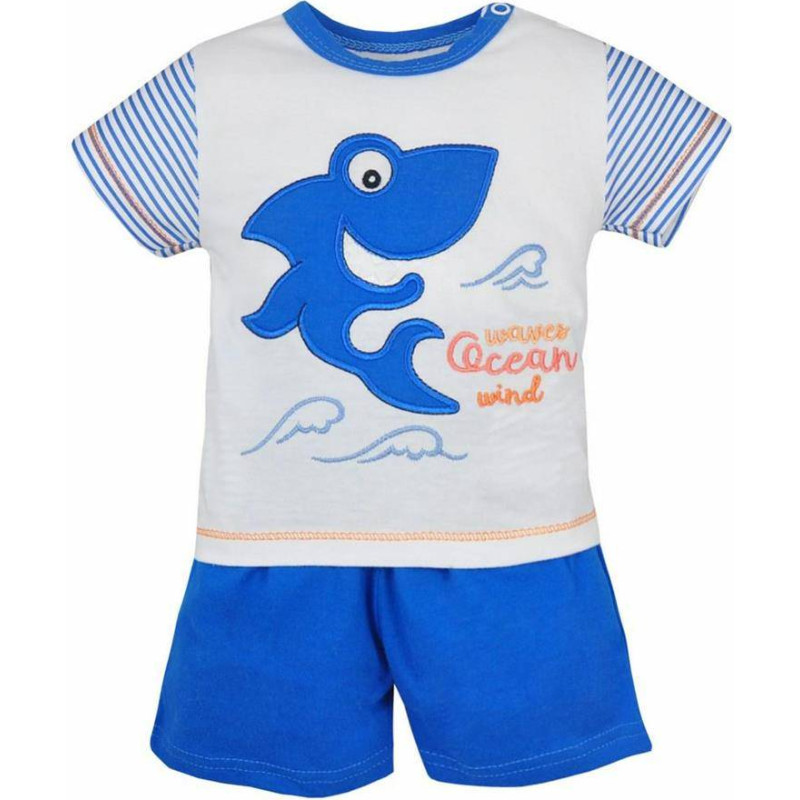 Koala Baby 3139 KOMPLET SHARK LATO 62 NIEBIESKI