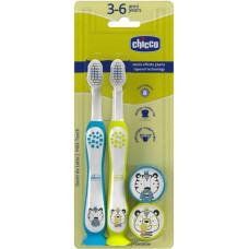 Chicco 174751 TIGER AND PANDA TOOTHBRUSH 3-6L