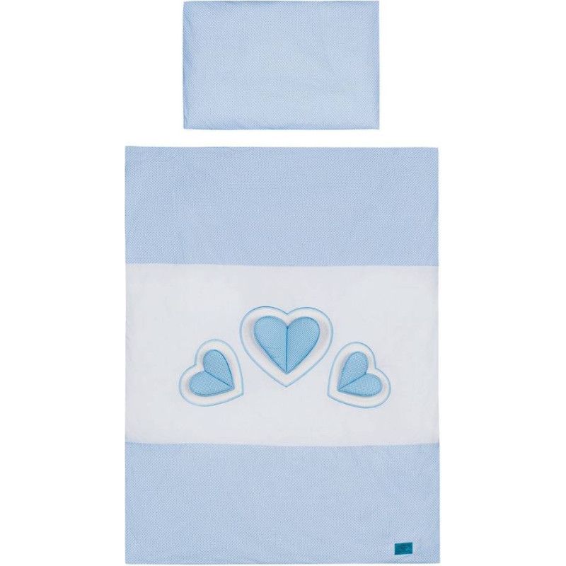 Belisima Baby Cover set -  2 pcs - 120x90, 40x60 - 3 SERCA  - P01-679 - BLUE