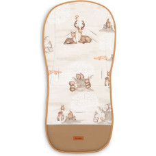 Sensillo MUSLIN INSERT FOR A STROLLER - BROWN COPS