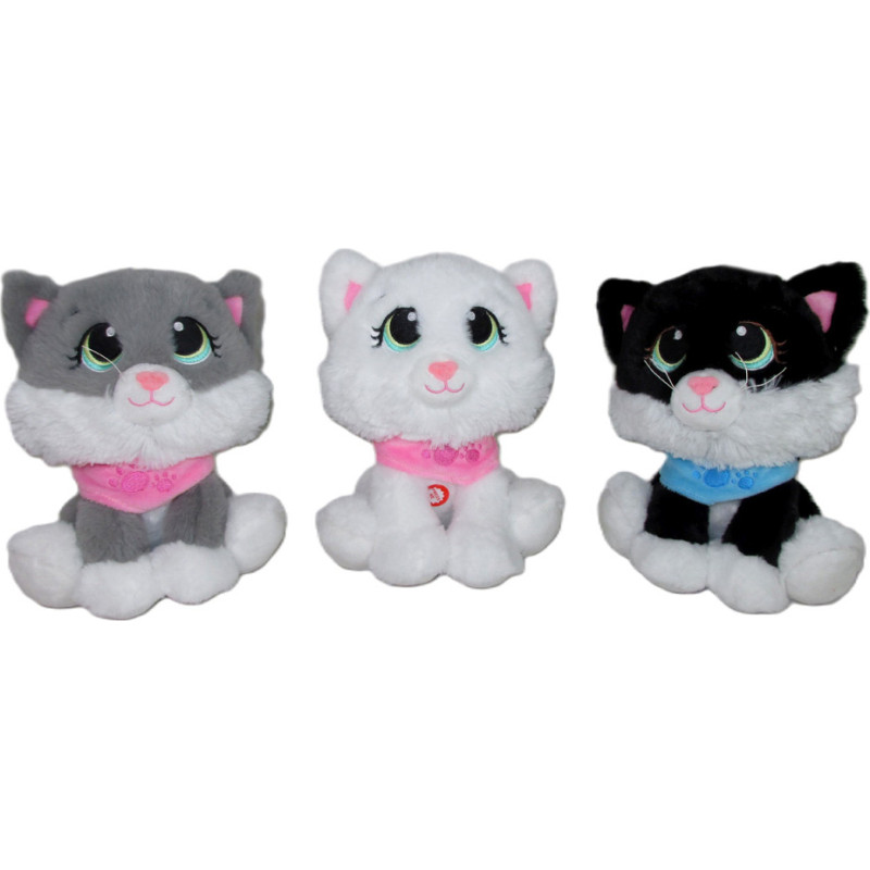 KOT Z APASZKA Z GŁOSEM 3 KOLORY