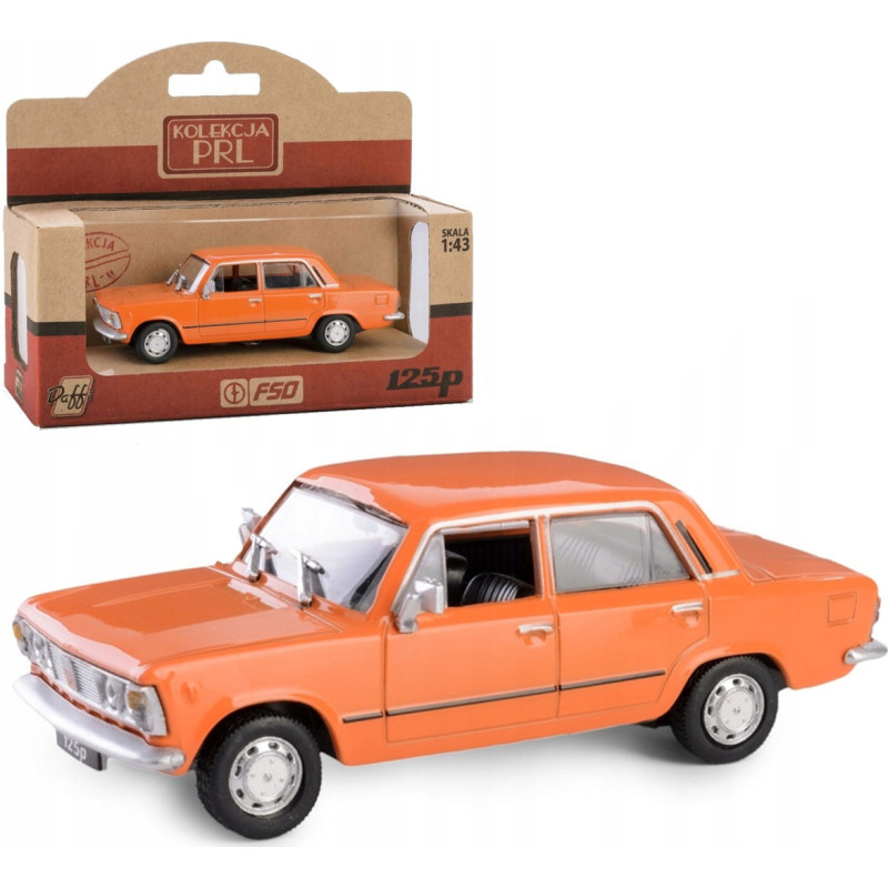 KOLEKCJA PRL FIAT 125P 1:43 4 KOLORY