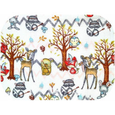 Ega Kids Diaper - 23086 - TETRA PRINT - EGA ANIMALS IN THE FOREST - size 70x80 cm