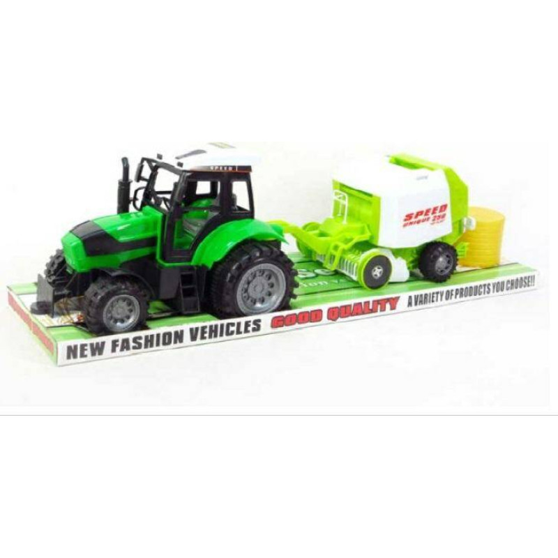 Minikid 01597 TRAKTOR Z MASZYNĄ 55CM