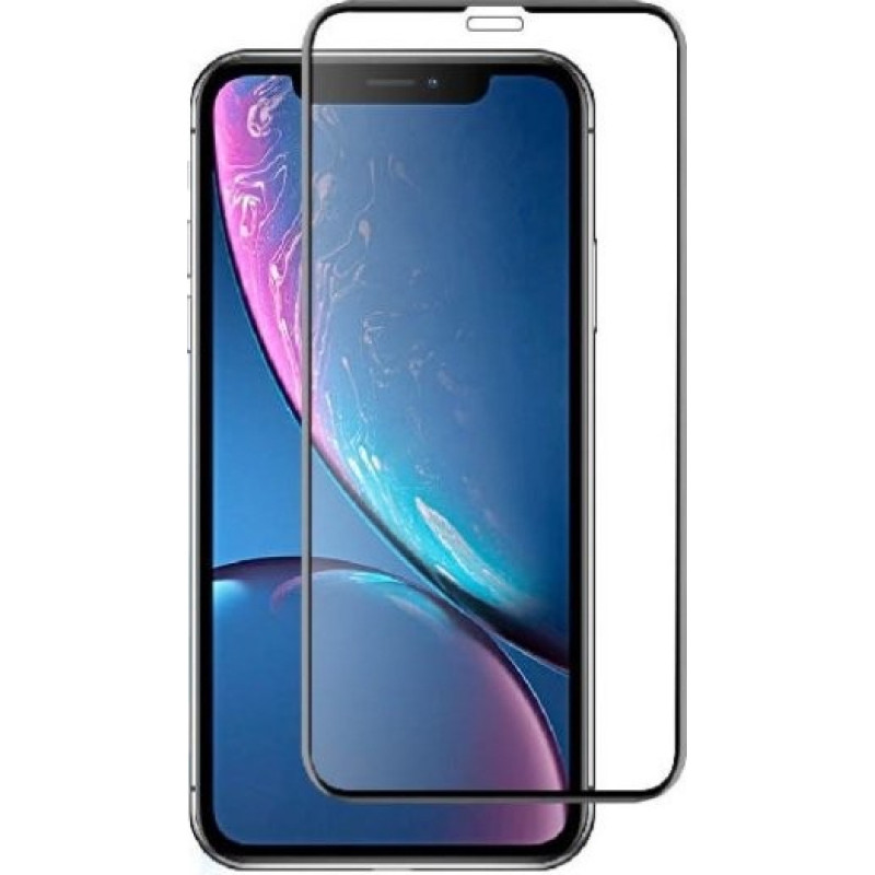 Devia Real Series 3D Curved Full Screen Explosion-proof Tempered Glass iPhone XR (6.1) black