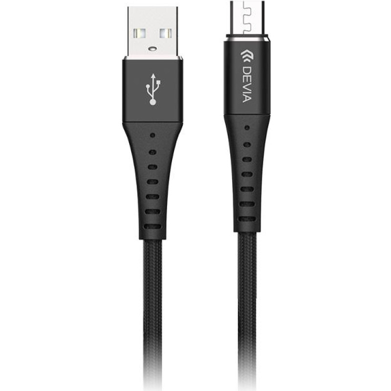 Devia Braid Series Cable (2.1A Android) 1M black