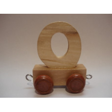 Eco Toys Wood Toys Letter Art.23701 Koka burts uz riteņiem