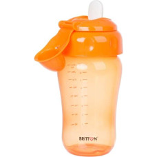 Britton Non-spill Soft Spout Cup Art.B1516 Orange Neizlīstoša krūze ar mīksto uzgali, 270 ml