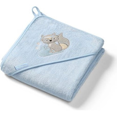 Babyono 346/05 Bamboo hooded towel NATURAL BAMBOO GREY 100X100cm