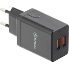 Tellur Basic Wall charger HC204 2xUSB, 2.4A, black