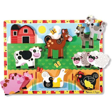 Melissa And Doug Melissa&Doug Puzzles Farm Art.13723 Koka puzle mazuļiem